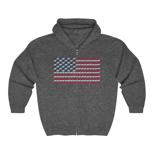 American Horsemanship Zip Hoodie