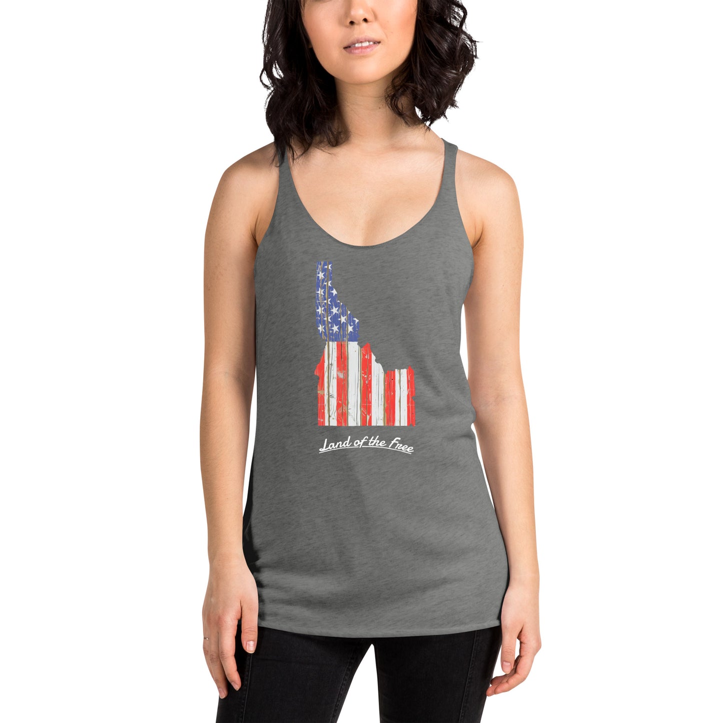 Land of the Free Racerback Tank