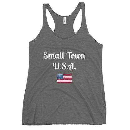 Small Town Racerback Tank